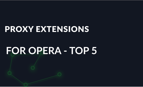 Best proxy extensions for Opera